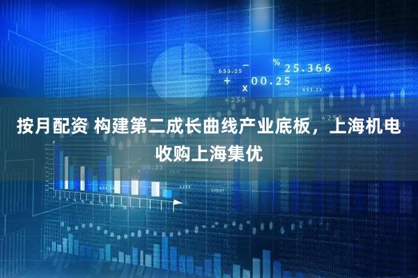 按月配资 构建第二成长曲线产业底板，上海机电收购上海集优